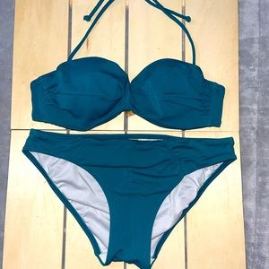 Victoria’s Secret Teal Push-up Bikini Sz. M